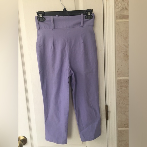 Deadly Dames Lilac Capris SMALL - Picture 3 of 6